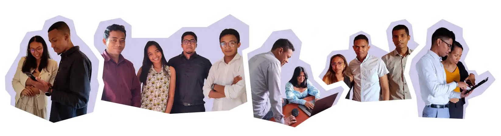 équipe externalisation Rouge Hexagone