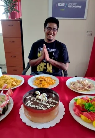 équipe rouge hexagone garçon 1